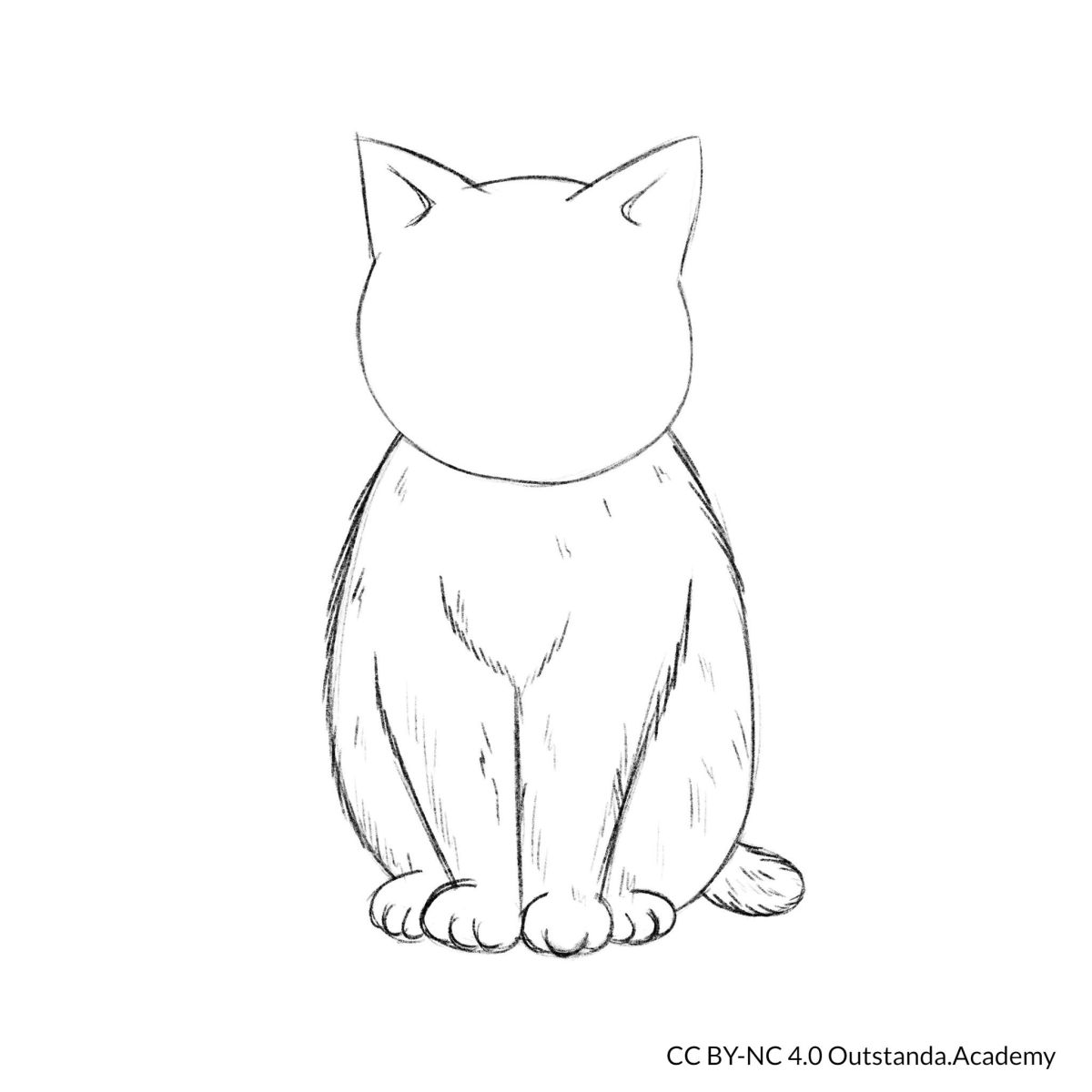 draw a cat step 4
