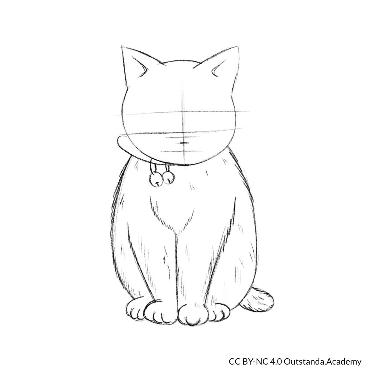 draw a cat step 5